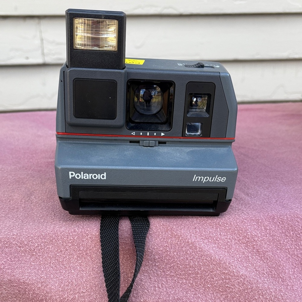 Polaroid Impulse Camera in Gray and Black